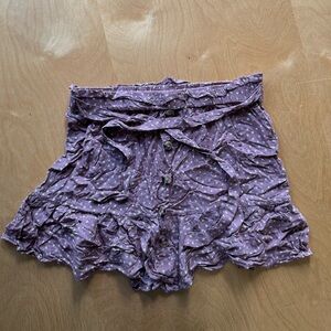 Indigo Rising Flowy Mini Skirt